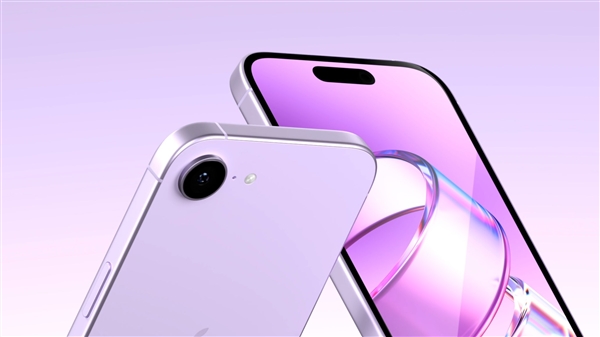 苹果iPhone17e新增薰衣草紫:17同款配色颜值封神