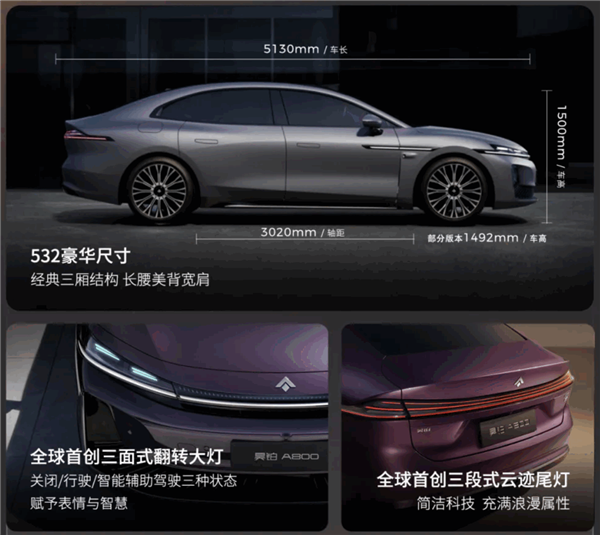 16.48万起尊界S800同款896线激光雷达!一文看懂昊铂A800四款配置差异