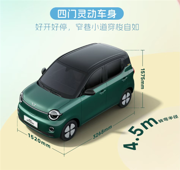 中国品牌纯电车销冠!五菱全新宏光MINIEV上市:置换补贴4.28万起