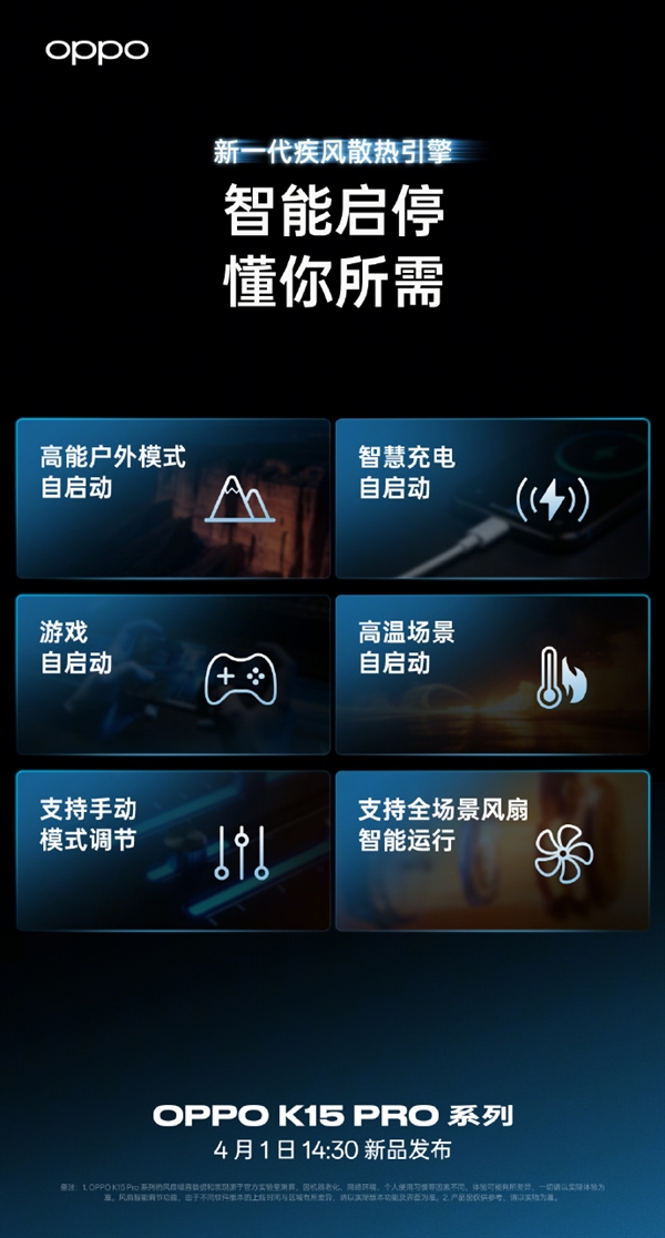 OPPO迄今最强散热!K15Pro全系内置风扇直吹鳍片效率提升3倍