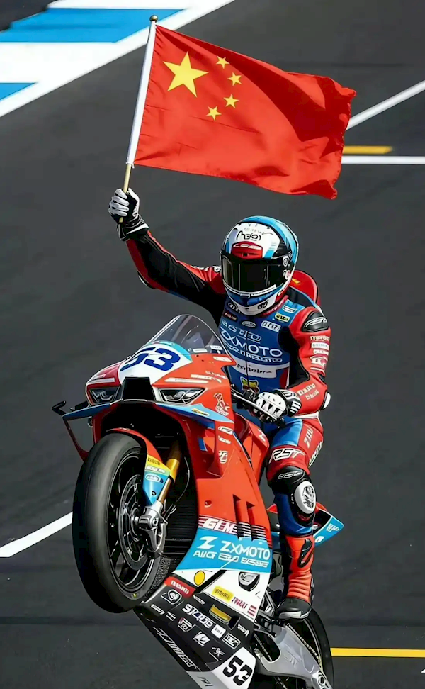 这张图封神!张雪机车兑现早年承诺:看我怎样用中国制造干掉日本制造