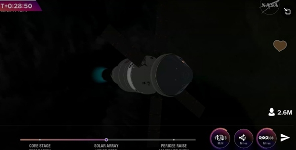 50多年来首次!美国载人绕月任务成功进入预定轨道太阳翼已顺利展开