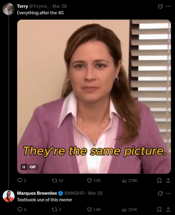 看懵了!初代iPhone到iPhone17自拍对比网友吐槽几乎一样