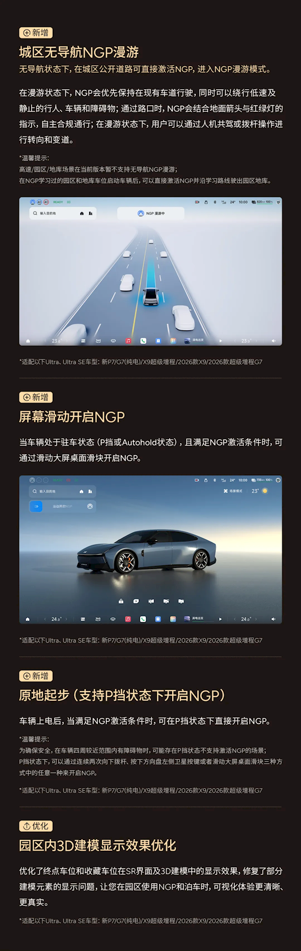 小鹏天玑AIOS6.1今日开启全量推送:辅助驾驶重磅升级原地就能开启NGP