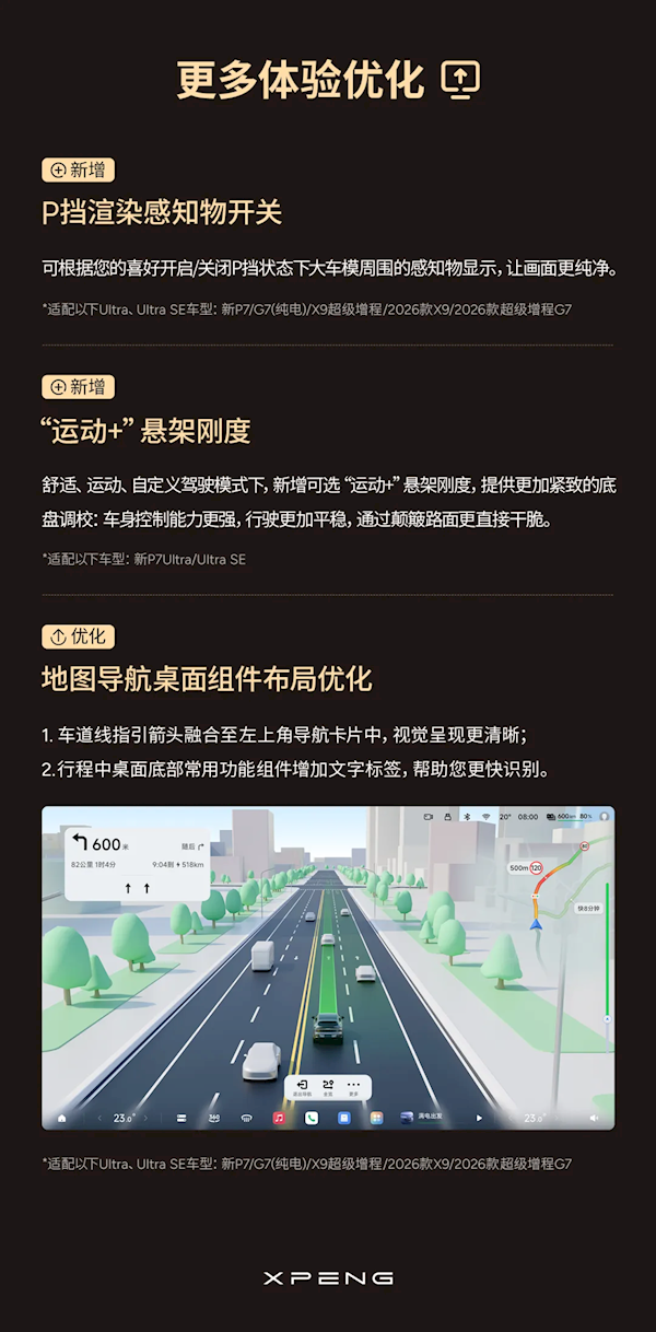 小鹏天玑AIOS6.1今日开启全量推送:辅助驾驶重磅升级原地就能开启NGP