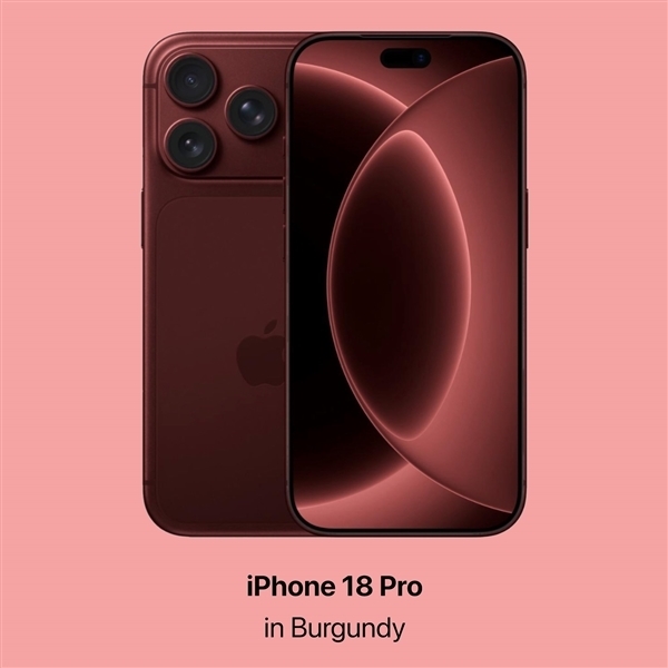 iPhone18Pro系列外观出炉:首发小号灵动岛屏幕