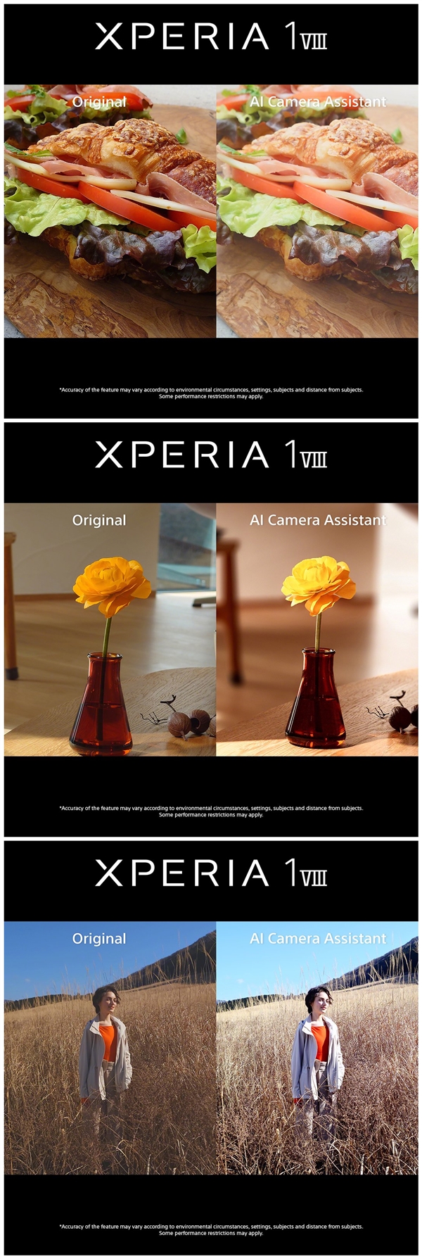 索尼万元机皇Xperia1VIII翻车!AI相机负优化被网友疯狂吐槽