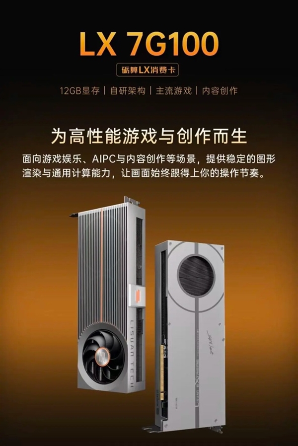 达到国内领先、国际主流水平!砺算LX7G100显卡首发实测