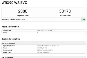 卖价9万元的顶级CPU!AMD线程撕裂者PRO 9995WX现身跑分