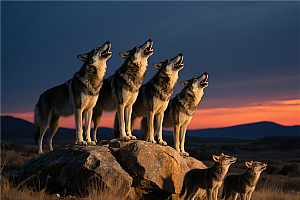 一小区每天凌晨听到狼群嚎叫  当地:养了40余只草原狼  证件齐全 不用担心