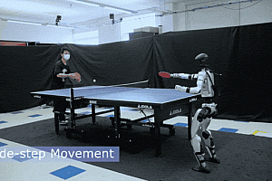 不愧是中国机器人 乒乓打得太6了