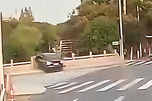 苏州一辆特斯拉高速逆行撞破桥栏坠河 当地回应:已交由交警处理