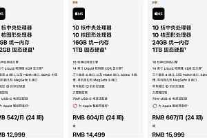 14英寸MacBook Pro发布:全球首发苹果M5芯片 12999元起