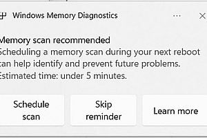 微软Win11测试全新蓝屏模式 能帮你找出内存崩溃元凶