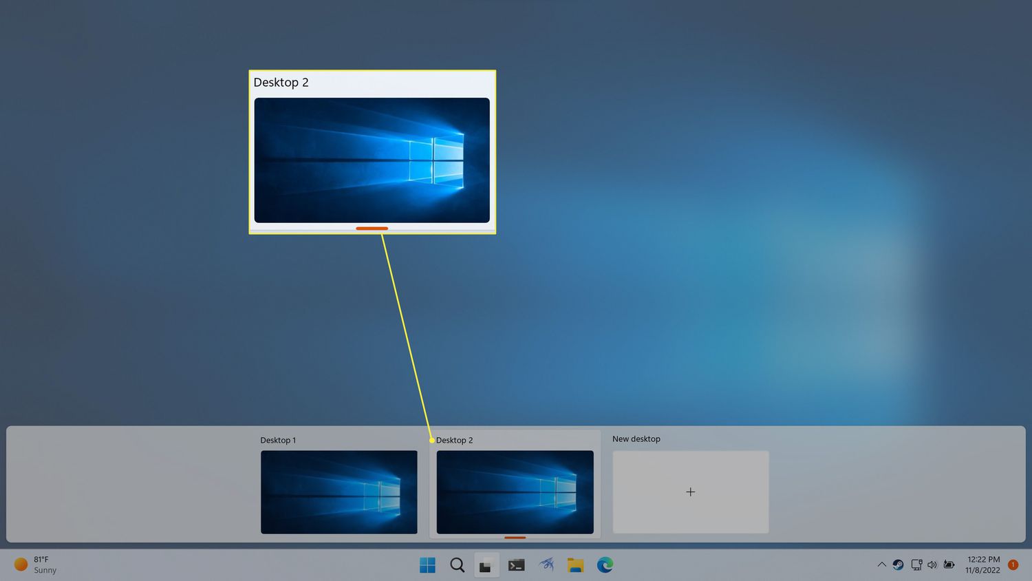 虚拟桌面 virtual desktop
