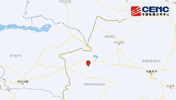 4月1日新疆地震最新消息：博尔塔拉州精河县发生3.6级地震