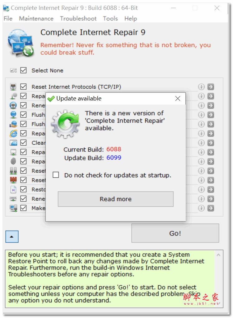 Complete Internet Repair 网络修复软件 V9.0.3 英文绿色免费版 64位