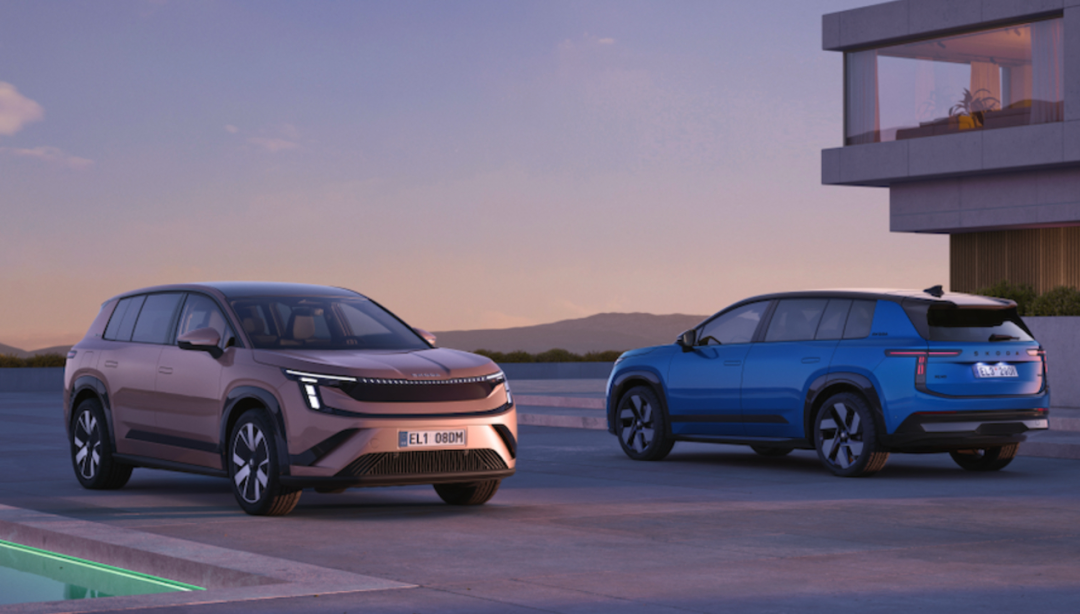 640-231 7座大型SUV,斯柯达发布纯电新车:续航超600Km