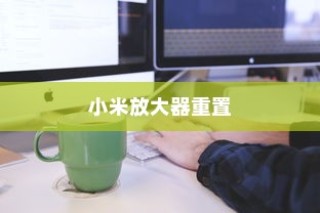 小米放大器重置的详细方法介绍