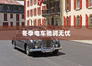 冬季电车驰骋无忧，电动车使用与维护指南