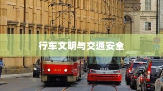 电车过马路需礼让，行车文明与交通安全的重要性探讨