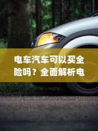 电车保险全解析，能否购买全险及保险选择指南
