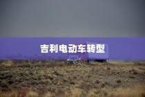 吉利电动车转型深度解析，探究走向油改电之路的动因