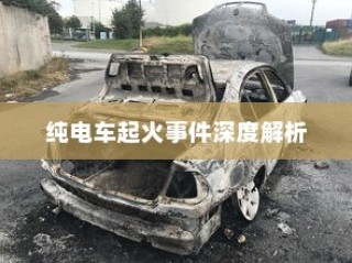 纯电车起火事件深度解析，涉及车型与原因的探讨及应对之道
