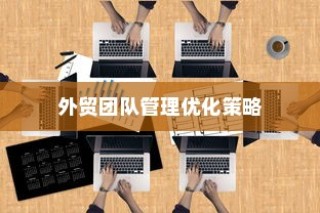 外贸团队外贸员管理优化策略，构建高效团队之道
