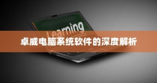 卓威电脑系统软件的全面解析与探讨