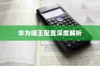 华为喵王配置深度解析