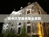 扬州大学美术专业录取，艺术之路的新篇章