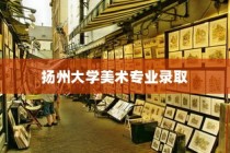 扬州大学美术专业录取，艺术之路的崭新起点启程