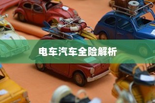 电车汽车全险解析与选购指南