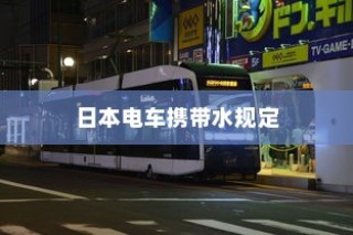 日本电车携带水规定详解，车厢内能否带水？