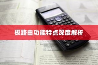 极路由功能特点深度解析