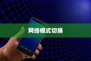 华为畅享70如何切换网络模式