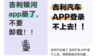 吉利APP崩溃引发智能生活烦恼时刻，车主长时间等待引发关注