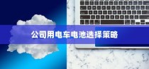公司电车电池选型策略