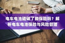 电车电池磕破后的保险与风险管理解析