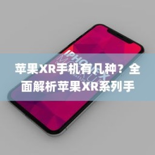全面解析，苹果XR系列手机种类及其特点