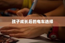 孩子成长后的电车之选，挑选攻略与考量因素全解析
