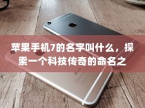 苹果手机7的名字叫什么，探索一个科技传奇的命名之谜