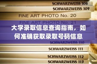 大学录取信息查询全攻略，轻松获取准确录取号码信息