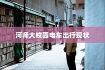 河师大校园电车出行现状与未来展望