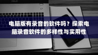 电脑录音软件大解析，多样性与实用性探索