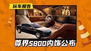 尊界S800内饰揭秘，奢华融合三大屏、星空顶与激光投影的极致体验