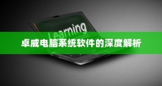 卓威电脑系统软件的全面解析与探讨