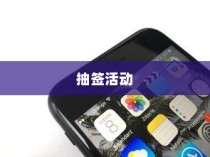 苹果SE手机抽签活动探究