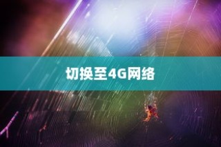 iQOO Neo9切换至4G网络的详细步骤